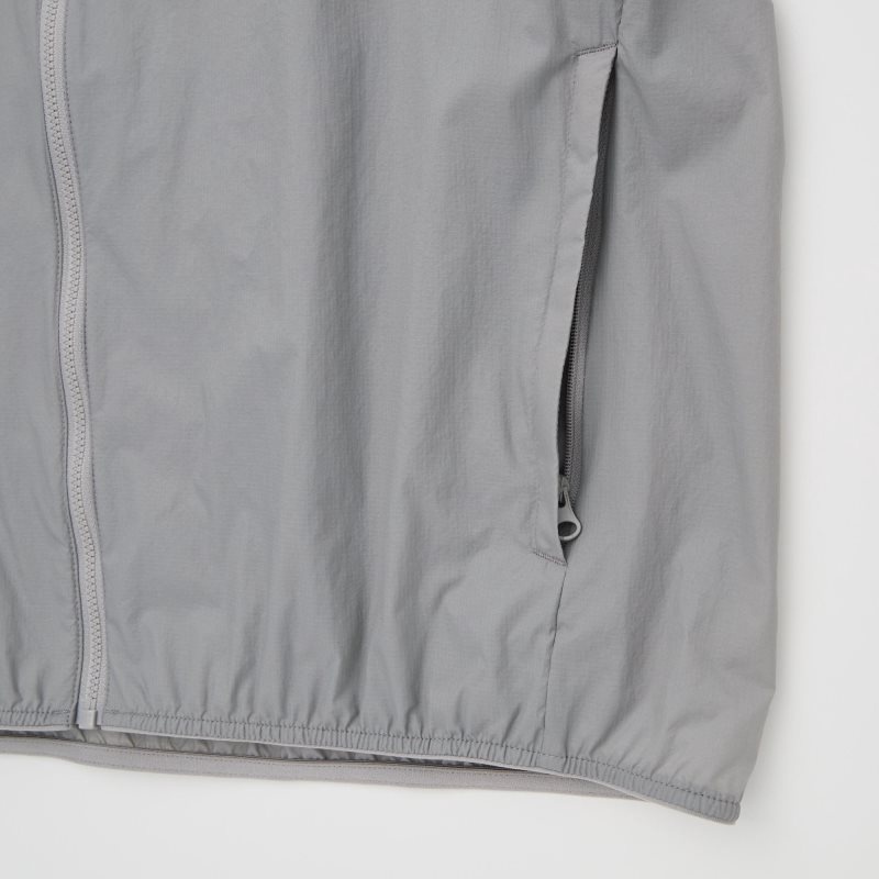 Uniqlo Pocketable Uv Protection 3d Cut Parka Herre Sort | 5671623