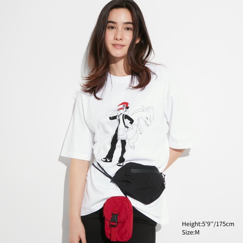 Uniqlo Pokémon Masters Ex Ut Oversized Short-sleeve Graphic T Shirts Herre Hvide | 4404537