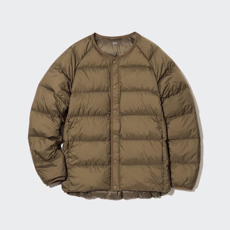 Uniqlo Recycled Down Jakker Herre Sort | 6519388