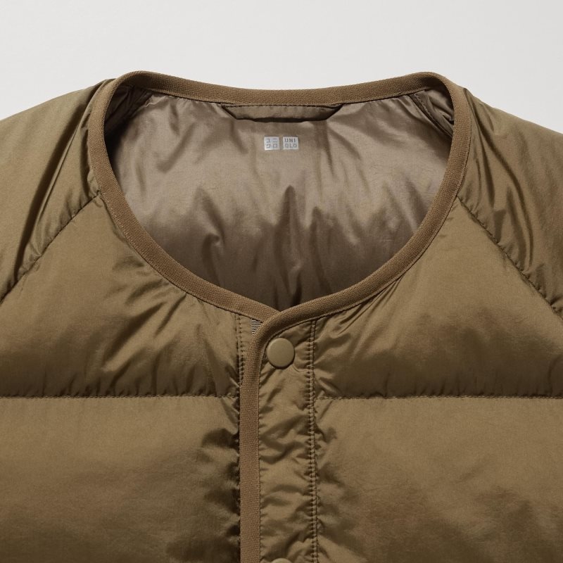 Uniqlo Recycled Down Jakker Herre Sort | 6519388