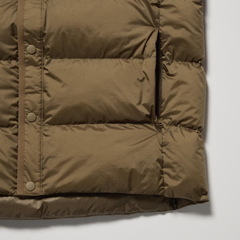 Uniqlo Recycled Down Jakker Herre Sort | 6519388