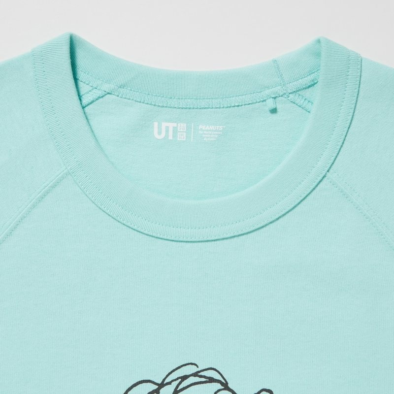 Uniqlo Retro Peanuts Ut Oversized Short-sleeve Graphic T Shirts Herre Blå | 354963