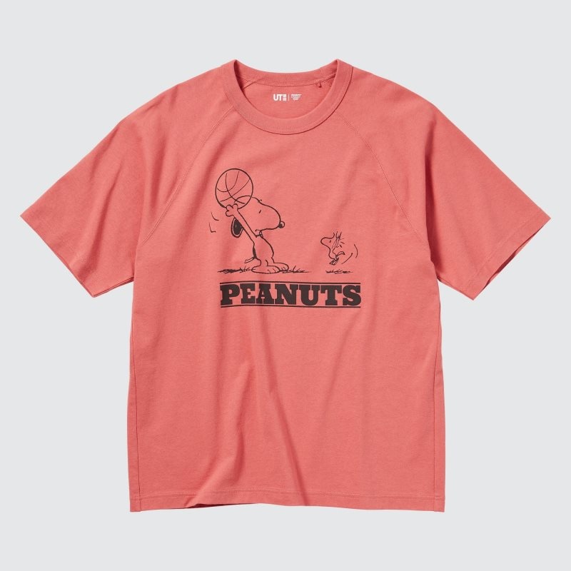 Uniqlo Retro Peanuts Ut Oversized Short-sleeve Graphic T Shirts Herre Orange | 5628144