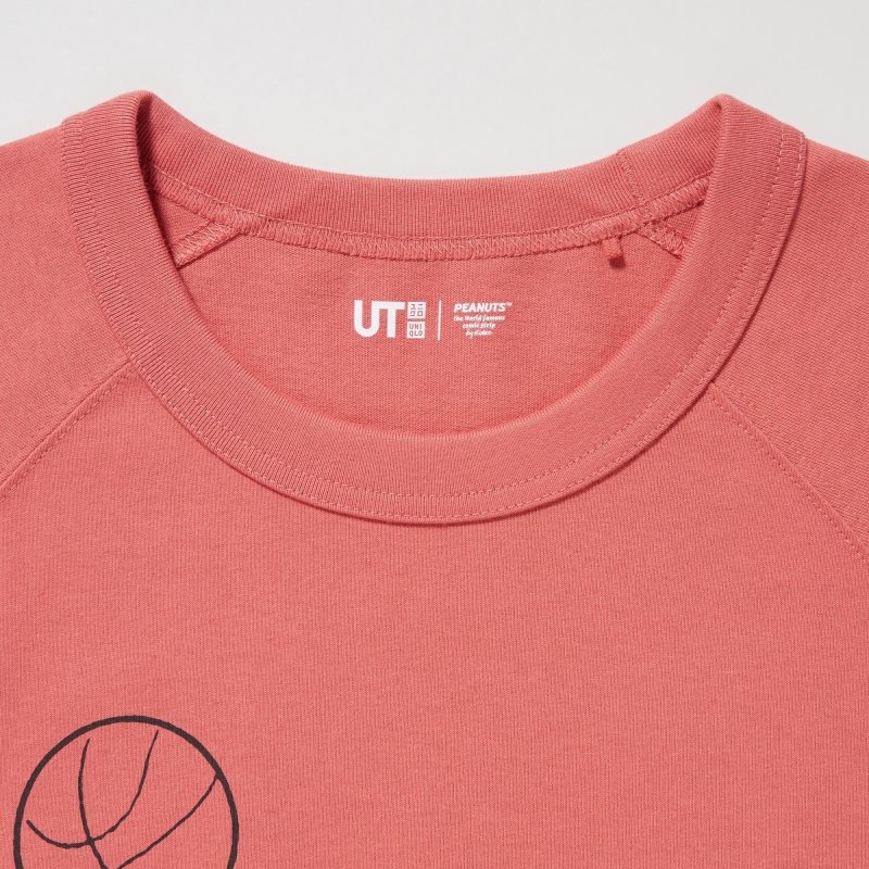Uniqlo Retro Peanuts Ut Oversized Short-sleeve Graphic T Shirts Herre Orange | 5628144