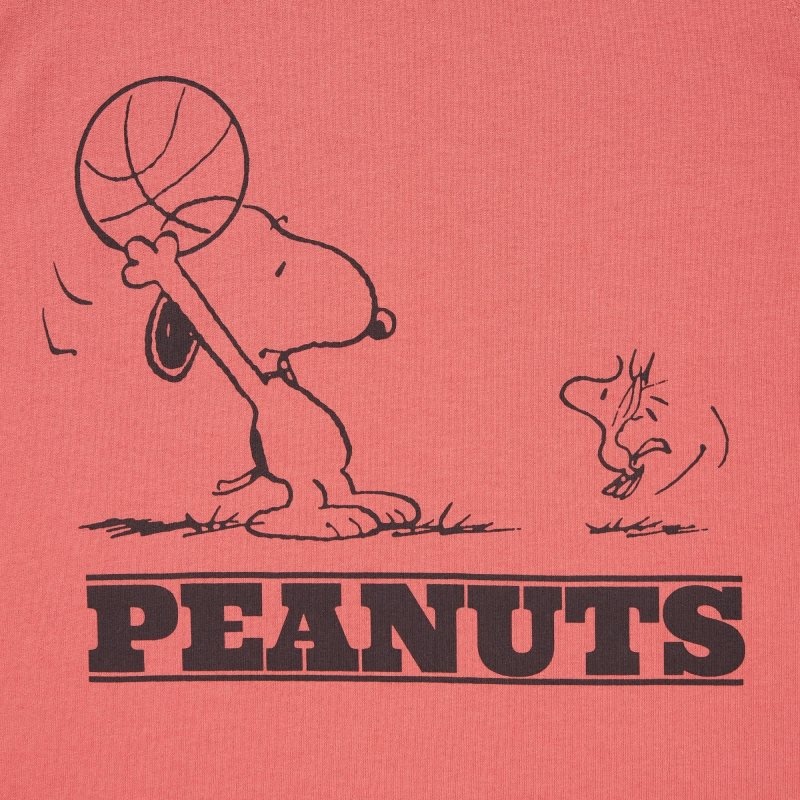 Uniqlo Retro Peanuts Ut Oversized Short-sleeve Graphic T Shirts Herre Orange | 5628144