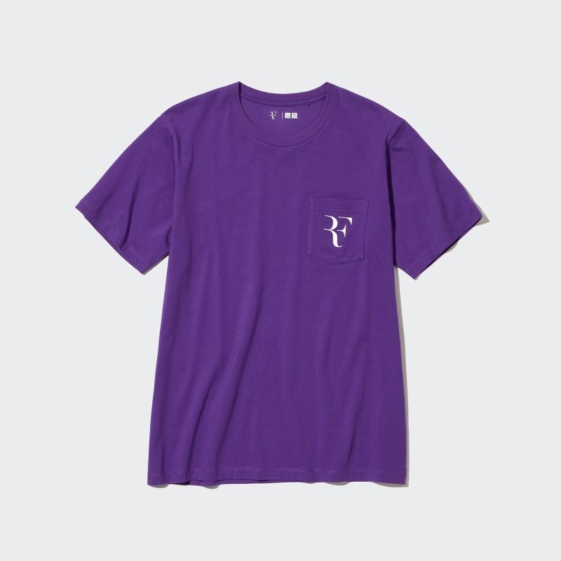 Uniqlo Rf Short-sleeve Graphic T Shirts Herre Lilla | 3402046