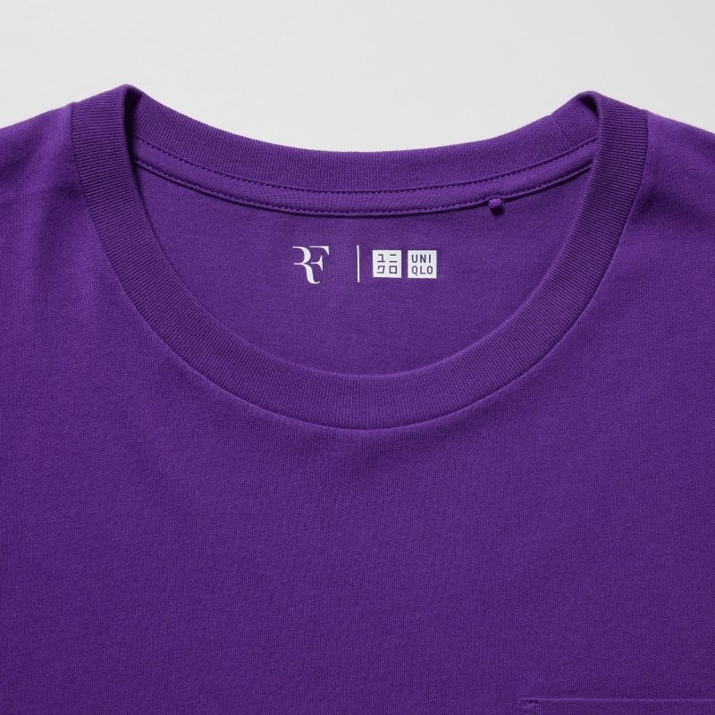 Uniqlo Rf Short-sleeve Graphic T Shirts Herre Lilla | 3402046