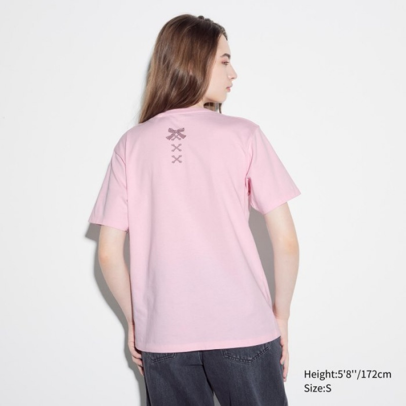 Uniqlo Sanrio characters UT Short-Sleeve T Shirts Dame Lyserød | 7430688