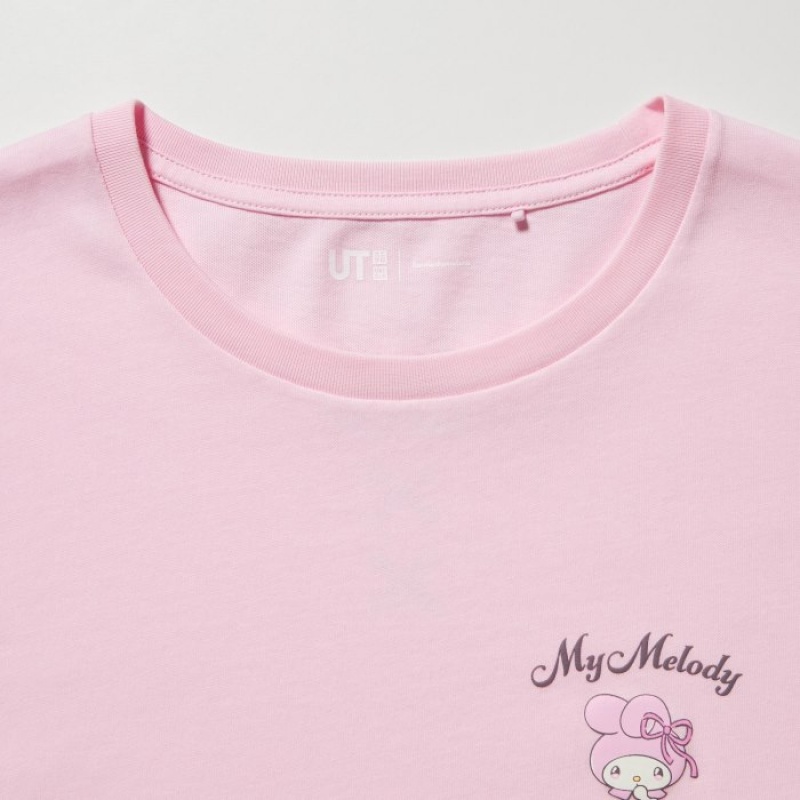 Uniqlo Sanrio characters UT Short-Sleeve T Shirts Dame Lyserød | 7430688