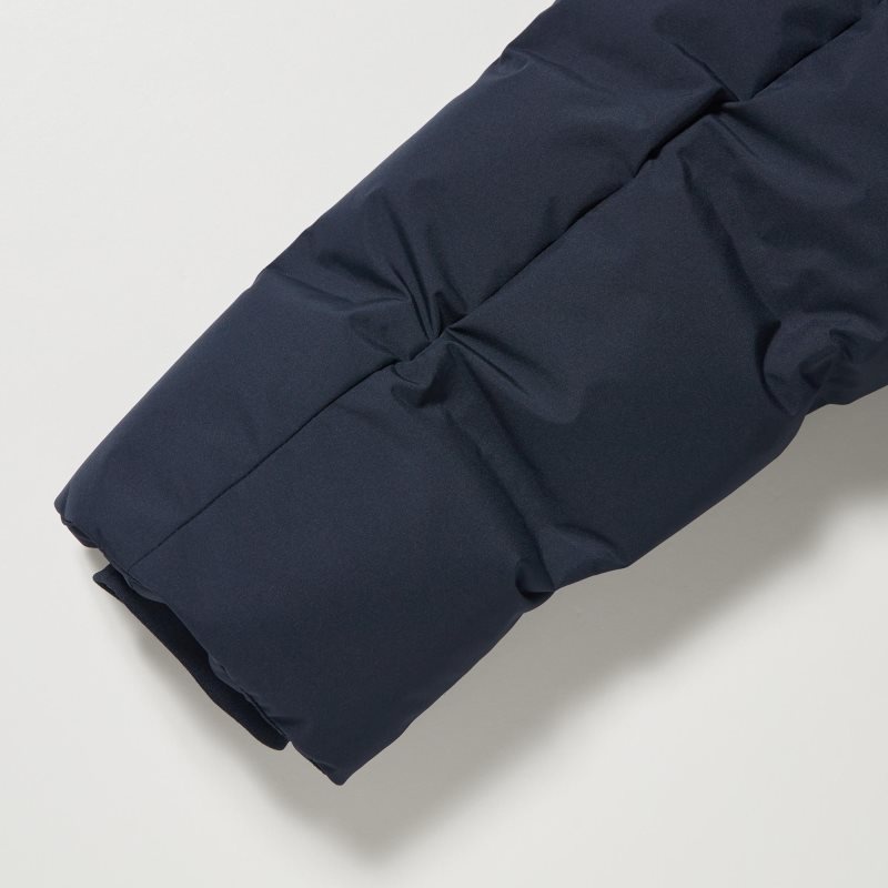 Uniqlo Seamless Down Frakker Herre Sort | 1862930