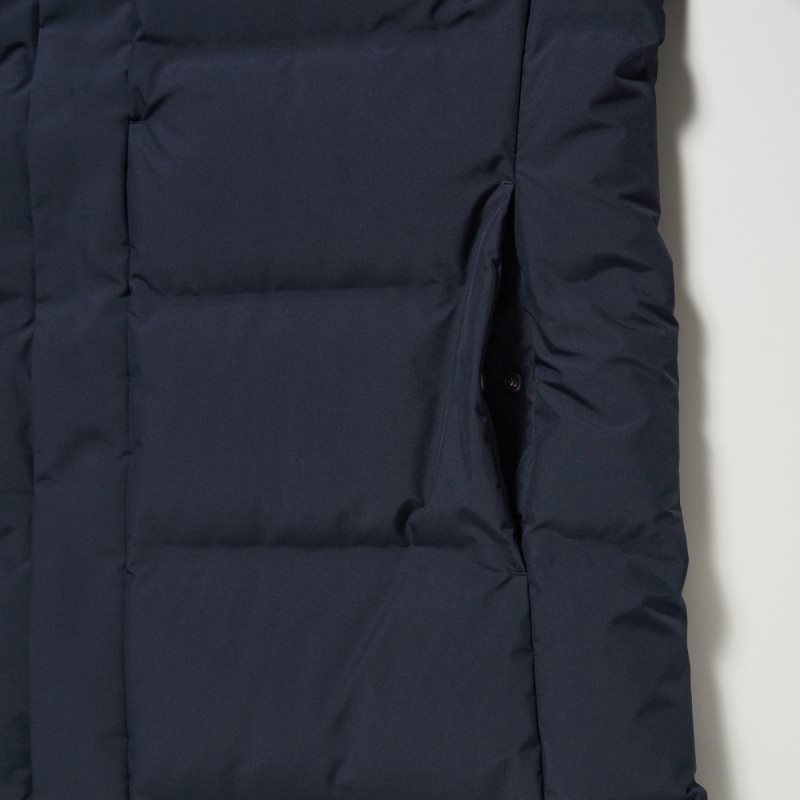 Uniqlo Seamless Down Frakker Herre Sort | 1862930
