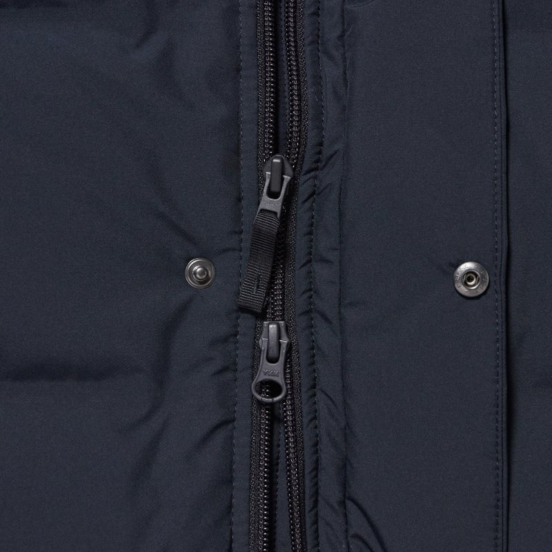 Uniqlo Seamless Down Frakker Herre Sort | 1862930