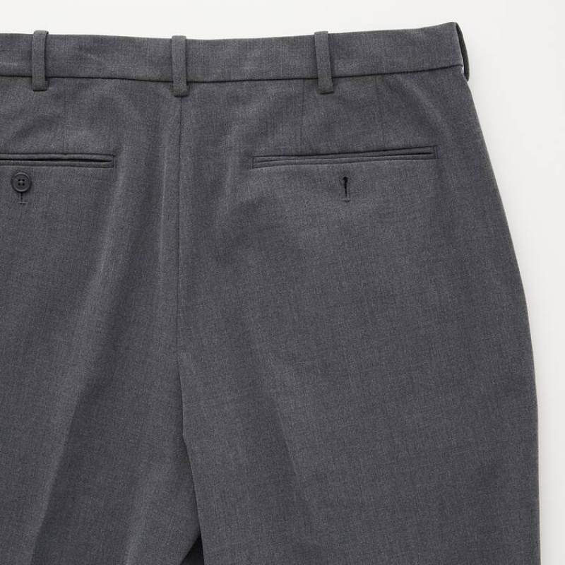 Uniqlo Smart Comfort Ankle Length Bukser Herre Grå | 5849016