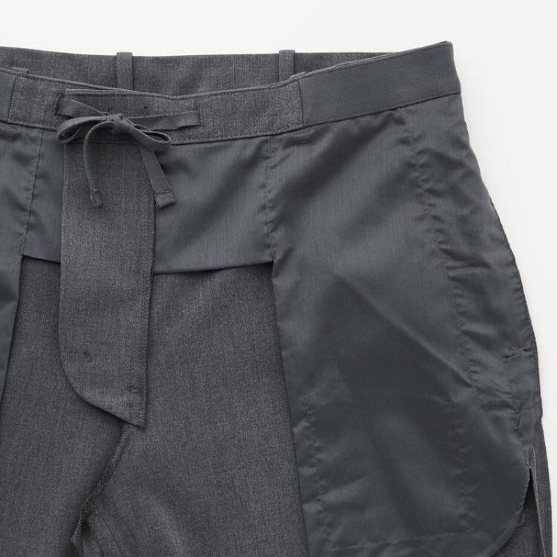 Uniqlo Smart Comfort Ankle Length Bukser Herre Grå | 5849016