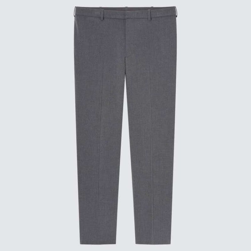 Uniqlo Smart Comfort Ankle Length Bukser Herre Grå | 5849016