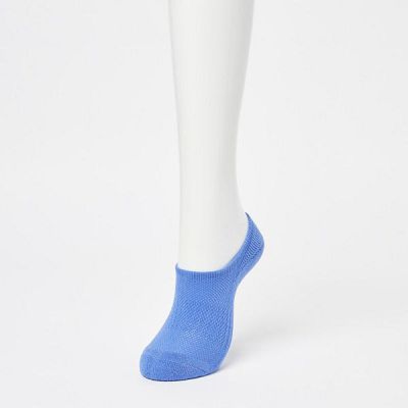 Uniqlo Sport Footsies (3 Pairs) Sokker Dame Blå | 1001733