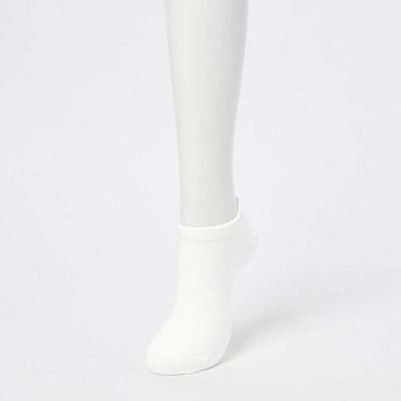 Uniqlo Sport Short (3 Pairs) Sokker Dame Hvide | 5103200