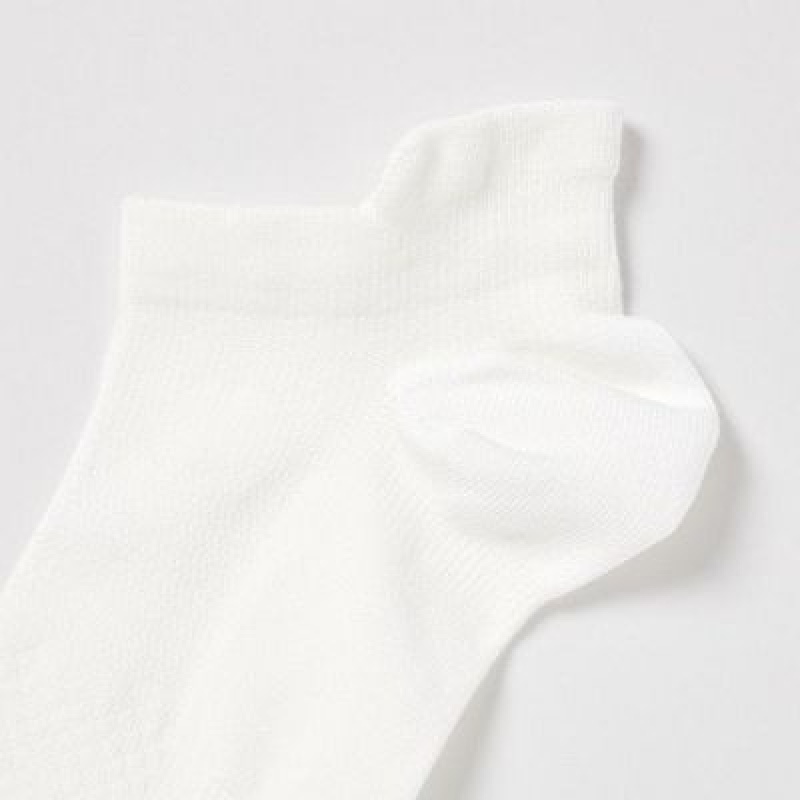 Uniqlo Sport Short (3 Pairs) Sokker Dame Hvide | 5103200