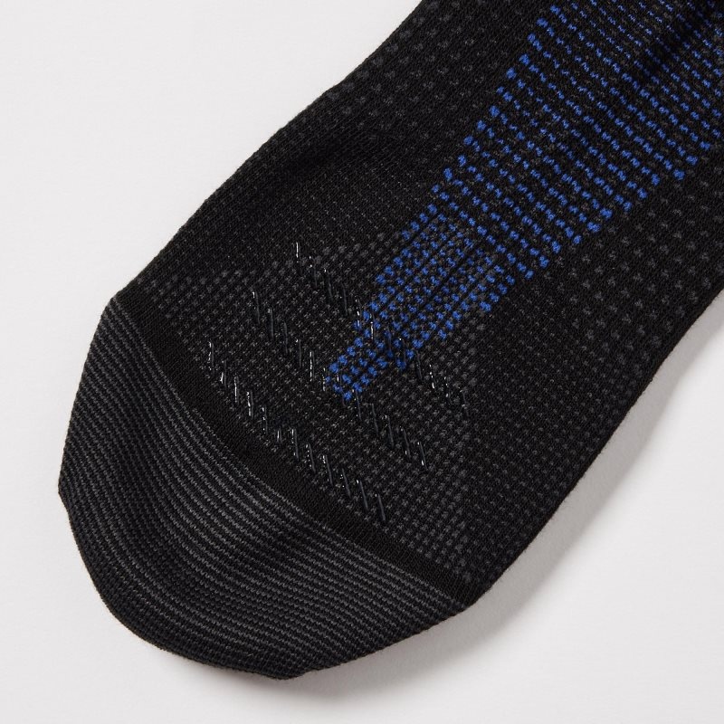 Uniqlo Sports Half Sokker Herre Sort | 629918
