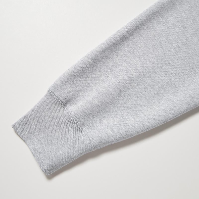 Uniqlo Sweat Full-zip Hættetrøje Herre Grå | 8544560