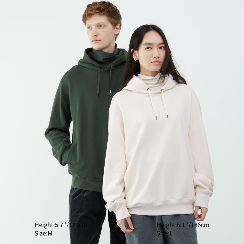 Uniqlo Sweat Pullover Long-sleeve Hættetrøje Herre Blå | 1929138