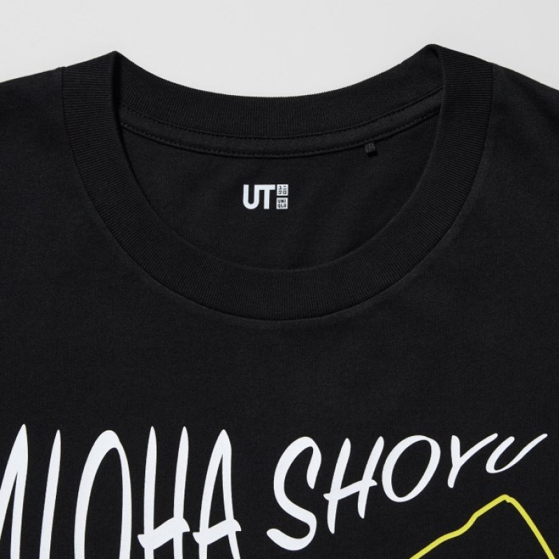 Uniqlo The Brands Hawaii UT Short-Sleeve Aloha Shoyu T Shirts Dame Sort | 5942405