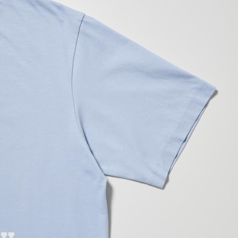 Uniqlo The Brands Hawaii UT Short-Sleeve Matsumoto Shave Ice T Shirts Dame Blå | 2732374