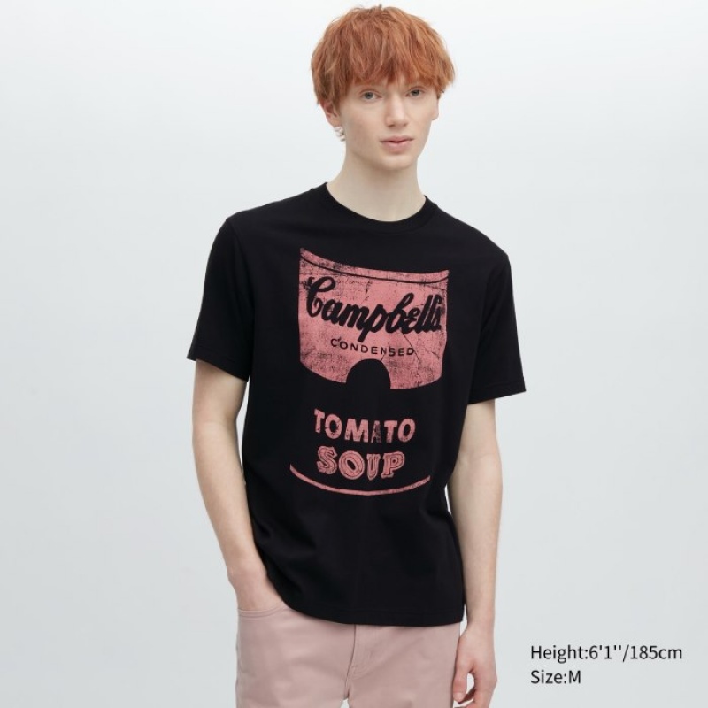 Uniqlo UT Archive UT Short Sleeve Andy Warhol T Shirts Dame Sort | 9344696