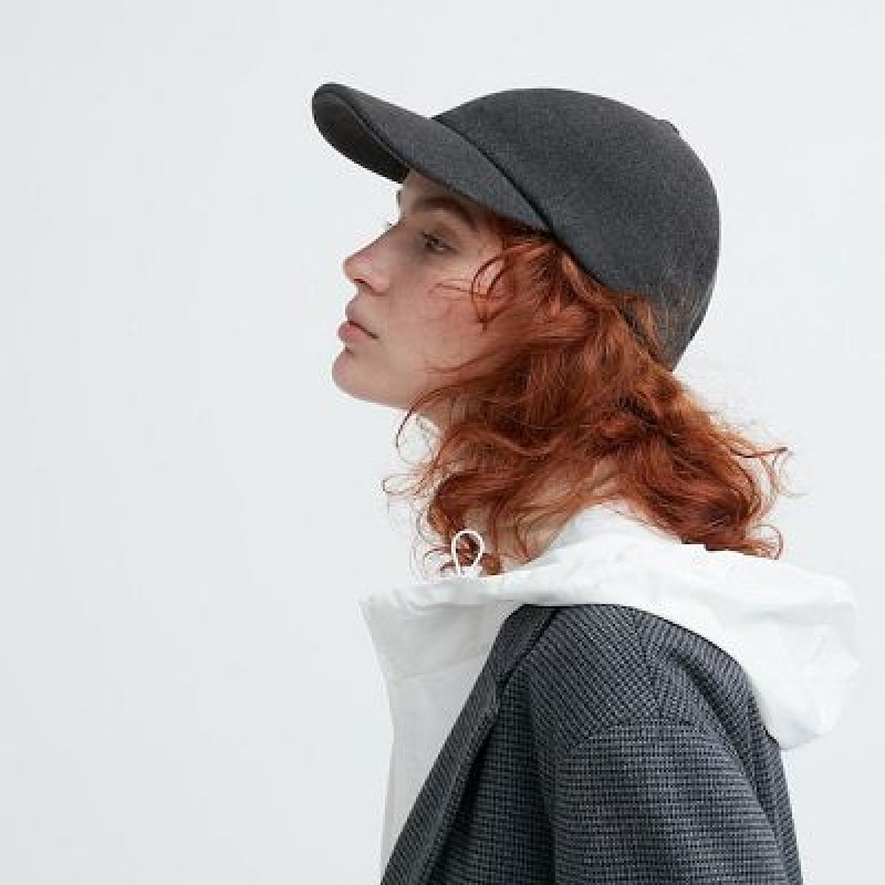 Uniqlo UV Protection Kasketter Dame Sort | 7823761