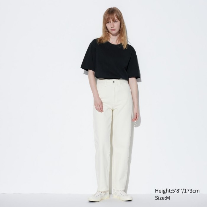 Uniqlo U Crew Neck Short-sleeve T Shirts Dame Sort | 7781204