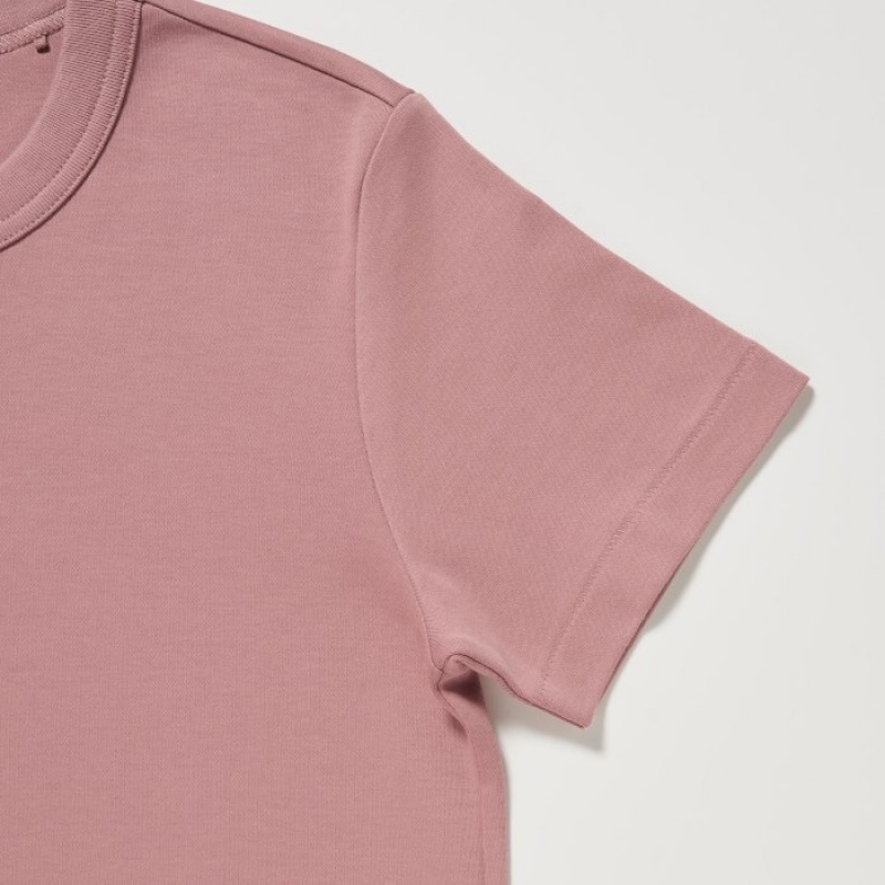 Uniqlo U Crew Neck Short-sleeve T Shirts Dame Gul | 6735489