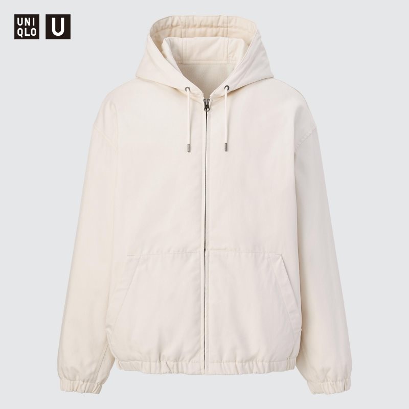 Uniqlo U Zip-up Jakker Herre Sort | 1992156