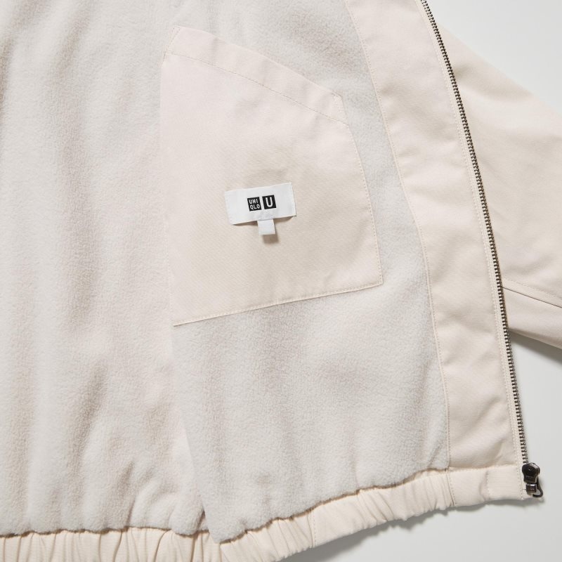 Uniqlo U Zip-up Jakker Herre Sort | 1992156