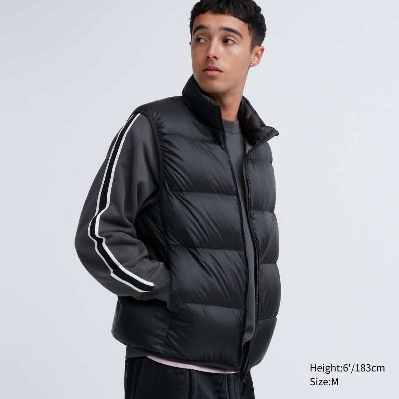Uniqlo Ultra Light Down Vest Herre Sort | 2861830