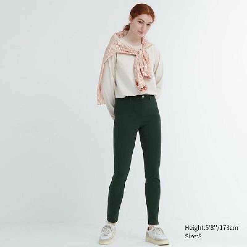 Uniqlo Ultra Stretch Bukser Dame Grøn | 1582629