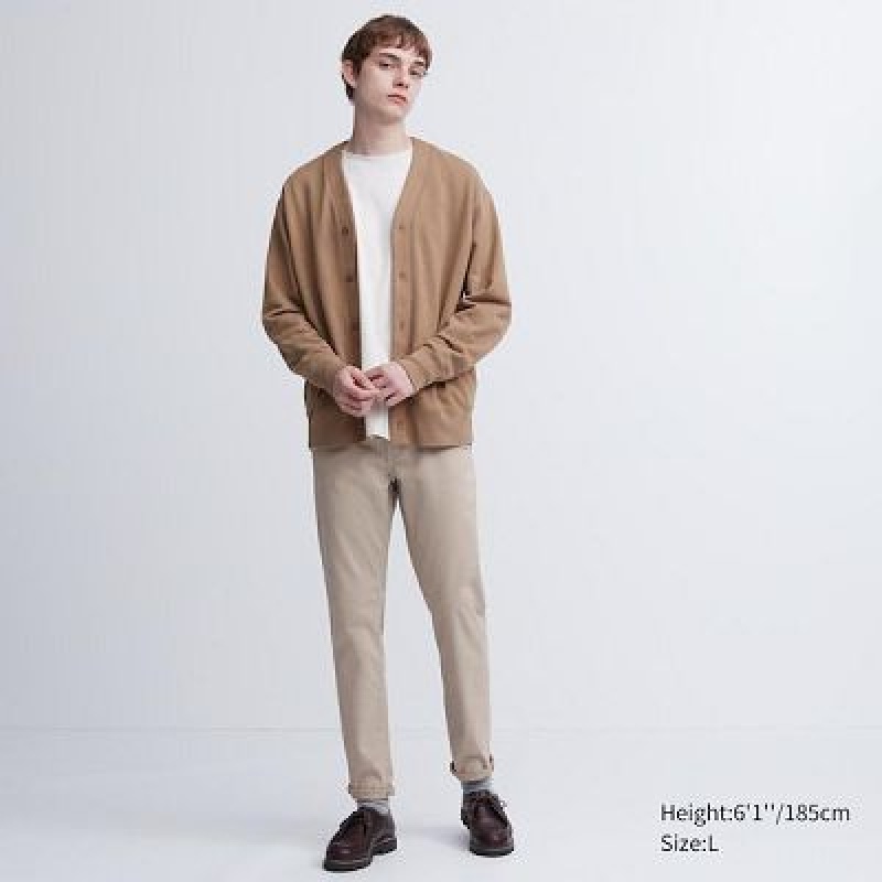 Uniqlo Ultra Stretch Color Jeans Dame Beige | 8460167