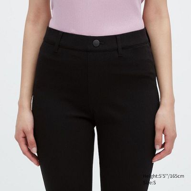 Uniqlo Ultra Stretch Leggings Dame Sort | 647799