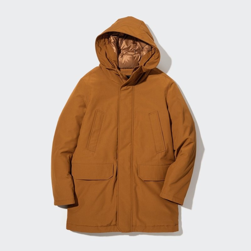 Uniqlo Ultra Warm Hybrid Down Frakker Herre Sort | 9750495