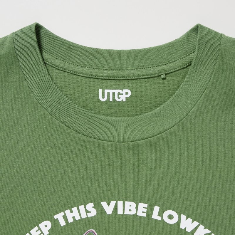 Uniqlo Utgp2023: Magic For All Ut Short-sleeve Graphic Psychkennedy T Shirts Herre Grøn | 5902821