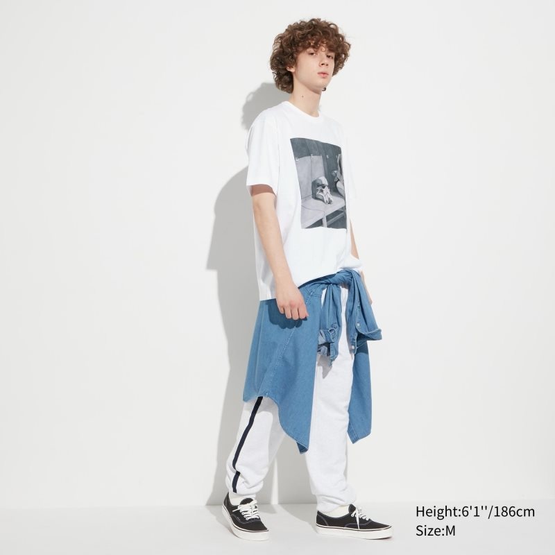 Uniqlo Utgp2023: Magic For All Ut Short-sleeve Graphic Jim Chen-hsiang Hu T Shirts Herre Hvide | 1377407