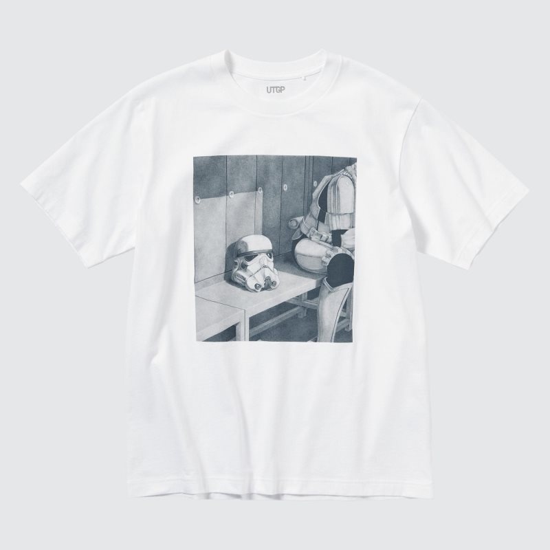Uniqlo Utgp2023: Magic For All Ut Short-sleeve Graphic Jim Chen-hsiang Hu T Shirts Herre Hvide | 1377407
