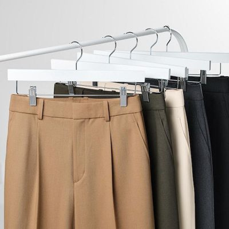 Uniqlo Wide-Fit Pleated Bukser Dame Beige | 8233072