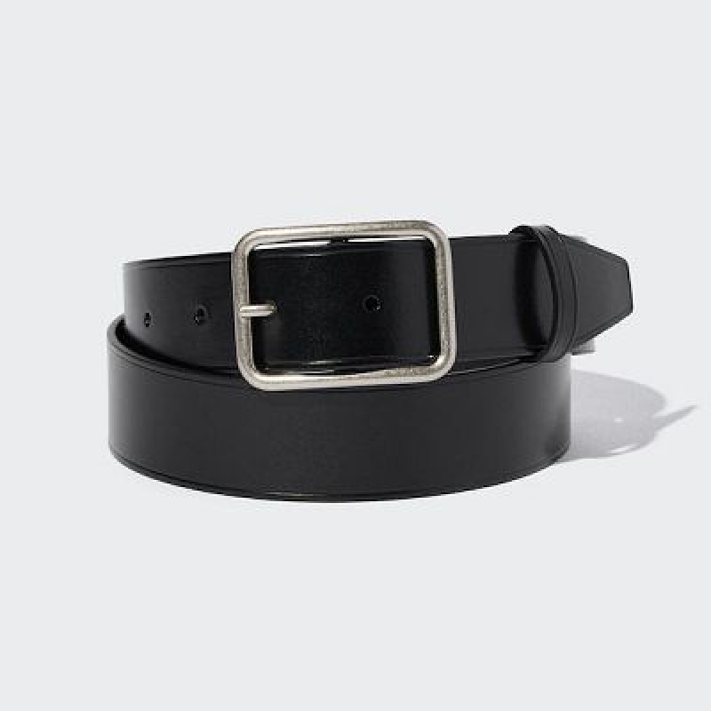 Uniqlo Wide Bælter Dame Sort | 9844684
