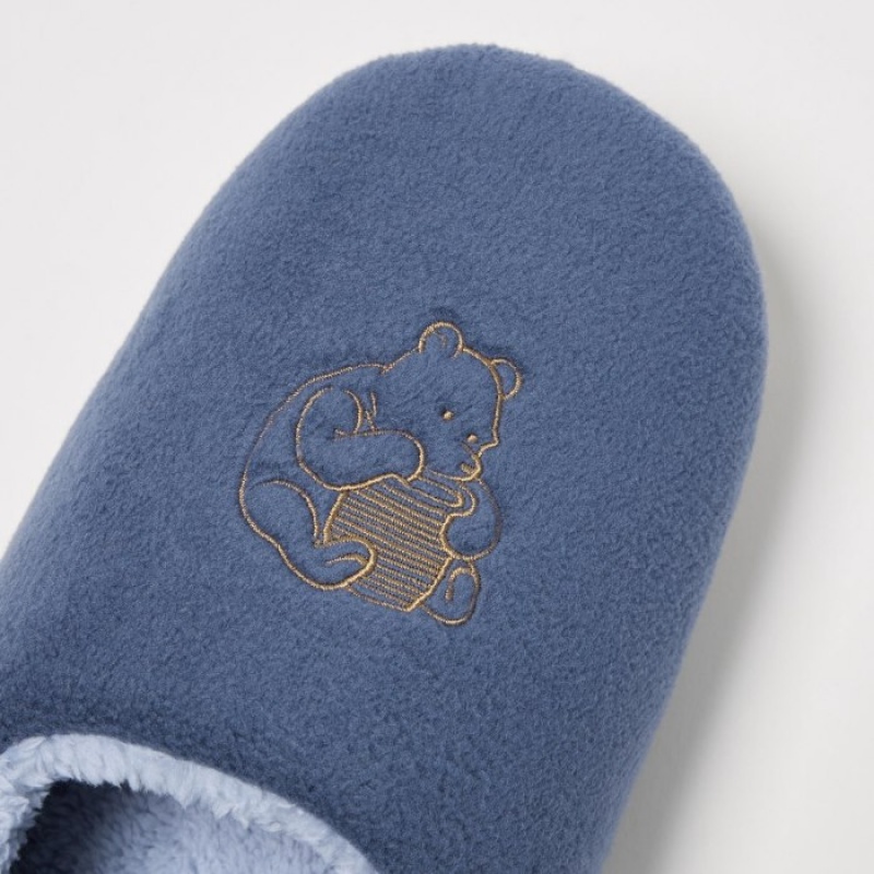 Uniqlo Winnie the Pooh Collection Tøfler Dame Blå | 2297416