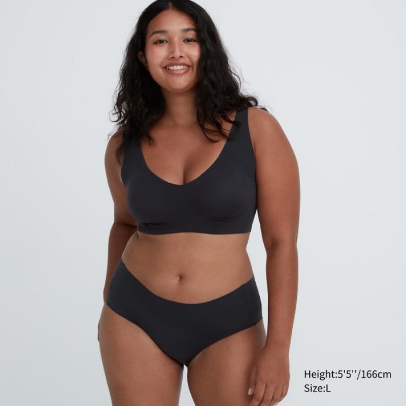 Uniqlo Wireless Ultra Relax BH Dame Sort | 3158530