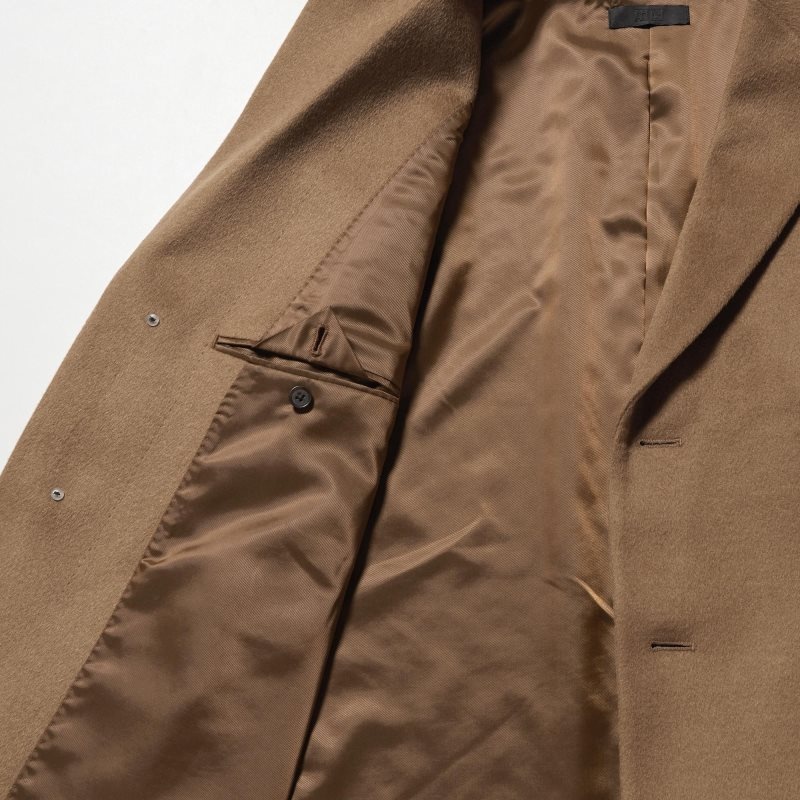 Uniqlo Wool Cashmere Chesterfield Frakker Herre Brune | 1809599